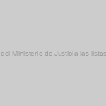 INFORMA CO.BAS – Publicadas en la página del Ministerio de Justicia las listas provisionales bolsa de sustituciones de LAJs.